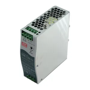 Mean Well-fuente de alimentación conmutada SDR-120-24, salida única, carril DIN Industrial, 120W, 24V, 5A, AC a DC, adaptador