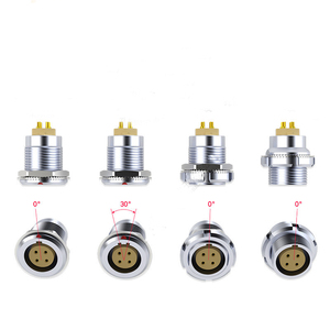 Conector de Cable de Aluminio con Contactos de Latón, Serie F de 2-19 Pines, Impermeable IP67/IP68, para Exteriores, Tipo Push-Pull - Product Image 2