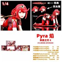 Xenoblade Chronicles 2 Pyra Homura Figura de Acción de Anime de PVC a Escala 1/4, Paquete Original, Regalo Coleccionable Unisex para Adultos
