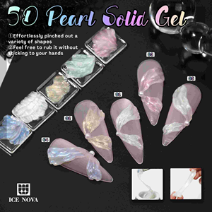 Gel tạo hình móng ICE NOVA Sculpt Acrylic, kết cấu cát, tạo hình rõ nét, gel nối dài không chảy, cứng, không chứa Hema, màu nude. - Product Image 6