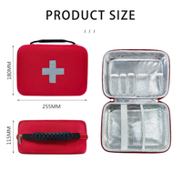 Sac d'infirmière personnalisé en EVA, étui d'emballage pour dispositifs médicaux, organiseur, coque rigide, hôtel, maison, école, trousse de premiers soins, boîte à médicaments d'urgence