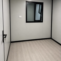 Maison conteneur mobile certifiée CE de 20 pieds, préfabriquée en panneaux sandwich d'acier, bureau, hôtel, bâtiment