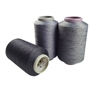 Benang melange benang DTY celup poliester 150D + polyester