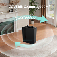 Diffuseur d'huiles essentielles commercial personnalisé de 500 ml, machine à parfum en métal, 2000-3000 CBM, DC12V, écran LCD pour hôtel, spa, bureau
