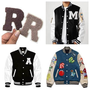 Parches Termoadhesivos Unisex Ecológicos <span class=keywords><strong>de</strong></span> Chenilla Bordada para Camisetas, Jeans, Chaquetas, Gorras <span class=keywords><strong>de</strong></span> Hip Hop, Gorras Trucker, Gorras Vaqueras, Letras y Tela Vaquera - Product Image 5