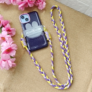 Cute Rabbit Transparent PC Groove Mobile Phone Back Clip Accessory <strong>Handy</strong> Mobile Phone <strong>Holders</strong> - Product Image 3