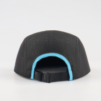 Casquette 5 panneaux réglable avec logo brodé personnalisé de haute qualité ODM OEM, casquette de sport respirante perforée à 4 panneaux, casquette snapback