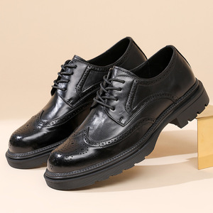 Nouvelles Chaussures Habillées en Cuir Véritable pour Hommes, Collection Printemps 2026, Chaussures d'Affaires à Talons Hauts, Chaussures pour Hommes - Product Image 6