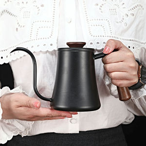 Teko Kopi Tuang Manual Stainless Steel 304 dengan Leher Angsa yang Dapat Disesuaikan, Pancuran Panjang untuk Pembuatan Kopi Manual di Dapur - Product Image 2