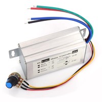 Boîtier métallique 9V12V24V36V48V60V Contrôleur de moteur 20A PWM Module de régulateur de moteur à courant continu