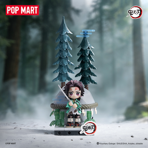 POPMART Pop Mart Série Demon Slayer Kimetsu No Yaiba Figurine de construction Boîte mystère Jouet Cadeau - Product Image 5
