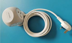 مكعب روبيك 4 مقابس متعددة مع USB، وصلة كهرباء، 4 مخارج عالمية، مقبس Type C، قابس أمريكي وأوروبي وبريطاني، شريط طاقة للسفر - Product Image 5