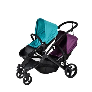 Avrupa standart bebek ürünleri ucuz çift Pushchairs/bebek arabası tayland/bebek arabası Twins çift