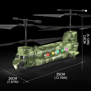 Helicóptero teledirigido Detección de gravedad con luces al aire libre, juguetes de avión para niños, juguetes de avión <span class=keywords><strong>RC</strong></span> para principiantes sintonizables - Product Image 6
