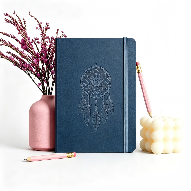 Customised Dreamcatcher Violet A5 Notebook Journal