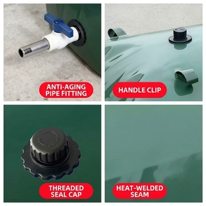 Réservoir d'eau en PVC grande capacité, anti-UV, étanche, pour extérieur - Product Image 4