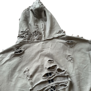 Sudadera con Capucha TKAN532 Estilo Urbano, Personalizada, Vintage, Lavada, Gruesa, con Cierre, Estilo Cuadrado, 500 Gsm, Felpa Francesa, con Cierre, Desgastada, para Hombre - Product Image 4