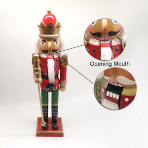 Figurine <span class=keywords><strong>en</strong></span> <span class=keywords><strong>bois</strong></span> de soldat <span class=keywords><strong>casse</strong></span>-<span class=keywords><strong>noisette</strong></span> de Noël de 15 pouces nouveau produit pour la décoration intérieure festive - Product Image 5