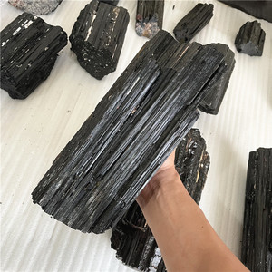 High Quality Large Sizes Natural Black Tourmaline Rough Stone <strong>Big</strong> Raw Black Tourmaline Healing <strong>Crystal</strong> for Decoration - Product Image 1