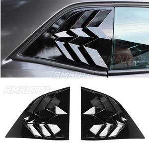 Embellecedor de ventana trasera triangular tipo aleta de tiburón para Dodge Challenger 2010, cubierta embellecedora para ventana de ventilación lateral trasera, accesorios para coche - Product Image 1