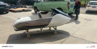 Mini Jet Ski Électrique en Acier avec Batterie au Lithium PE, Planche de Surf Aquatique Haute Vitesse, Karting Nautique Certifié CE 1-2 Personnes