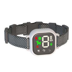 2024 neuer Hundelöffel-Steuerungs-E-Halsband wasserdichtes Anti-Lächel-Halsband Piep Hundvibration und Schock Hundelöffel-Training-Halsband - Product Image 1