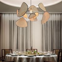 Lustre suspendu artisanal de luxe, abat-jour pour la décoration de la maison, café, bar