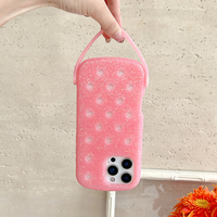 Coques de téléphone TPU tendance et amusantes avec paillettes, compatibles avec iPhone 17 Pro Max, iPhone 16 et iPhone 14/13/15 Pro
