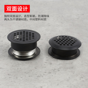 Couvercle de ventilation double face en acier inoxydable SMTQK pour armoire, placard, meuble à chaussures - Product Image 3
