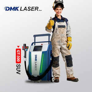 Portable DMK GT-<strong>500</strong> Trolley Mounted Pulsed <strong>Laser</strong> Cleaning Machine for Industrial Metal Rust &amp; Paint Removal - Product Image 1
