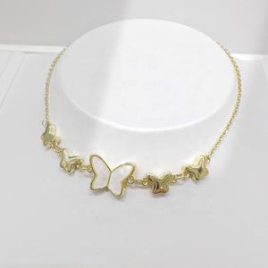 Pulsera geométrica de plata de ley 925 con baño de oro de 18k, diseño de concha, venta al por mayor, para mujer, con gemas finas. - Product Image 3