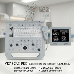 Ecógrafo Veterinario Portátil BV-N20 de Calidad Confiable, 6.6 Lbs, Sonda Convexa Lineal, Máquina de Ultrasonido para Clínica Veterinaria - Product Image 4