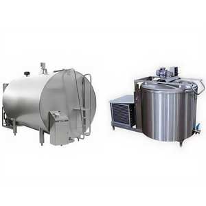 Réservoir de refroidissement de lait acide vertical à haute productivité 50 100 200 300 500 2000 L réservoirs de lait de refroidissement avec composant de noyau de moteur - Product Image 6