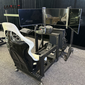 Langle Offres Spéciales Supports de Moniteur Simples et Triples en Alliage d'Aluminium 4080 pour Équipements de Jeu, Simulateurs de Course et Cockpits - Product Image 6