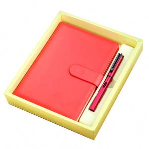 Diario Cuadernos de cuero, diarios personalizables Cuaderno con logotipo personalizado con bolígrafo y cuaderno de tapa dura Usb Juego DE REGALO/ - Product Image 2