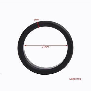 Anneau de pénis noir en Silicone souple de qualité supérieure retardant l'éjaculation anneaux de pénis petits jouets sexuels pour hommes produits masculins en ligne Sex <span class=keywords><strong>Shop</strong></span> - Product Image 6