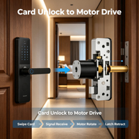 Conjunto Completo de Motor de Acero Inoxidable Orbita para Sistema de Control de Acceso Inteligente para Hoteles, Certificación CE RoHS, 1 Año de Garantía