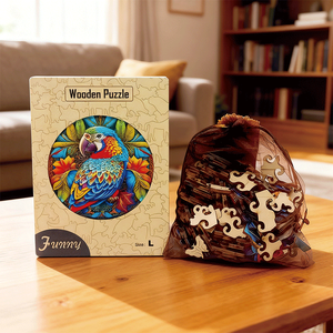 Puzzle per Adulti e Bambini, Giocattoli Educativi Fai-da-Te, Set di Puzzle in <span class=keywords><strong>Scatola</strong></span>, Puzzle in <span class=keywords><strong>Legno</strong></span> di Animali all'Ingrosso - Product Image 1