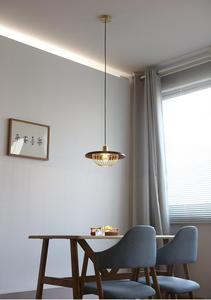 <span class=keywords><strong>Lampadario</strong></span> a sospensione moderno a testa singola con illuminazione a LED in legno massello per soggiorno, <span class=keywords><strong>camera</strong></span> <span class=keywords><strong>da</strong></span> <span class=keywords><strong>letto</strong></span>, corridoio, installazione a sospensione di piccole dimensioni - Product Image 2