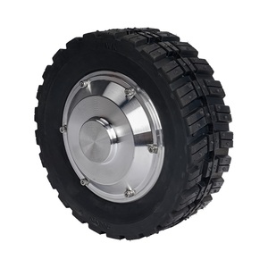 Moteur de moyeu de brouette de roue de moteur de moyeu à arbre unique de 8 pouces Moteur de moyeu électrique avec roue de pneu - Product Image 3