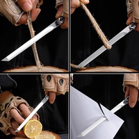 Couteau de survie extérieur haute dureté, nouveau petit couteau à viande à manche de quille intégré, couteau à fruits tranchant pour usage domestique