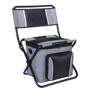 Multi-functional Folding Portable Fishing Chairs With Storage Cooler Bags Simple Modern Outdoor Chairs