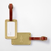 Étiquette de bagage personnalisée en aluminium vierge pour cadeaux d'entreprise – Étiquette d'identification de voyage sur mesure en métal pour bagages