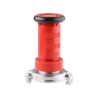 Boquilla de Rociado de Plástico Roja TOWAY para Mangueras Contra Incendios Clase B, Tipo Giratorio de Fácil Operación DN15 (1/2") Modelos 1-1/2" 2"