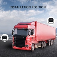 Wemaer, sistema de cámara de marcha atrás de 10 pulgadas, Sensor AHD de imagen, monitoreo de autobuses y camiones, cámara BSD de área ciega de 5 vías para vehículos más grandes