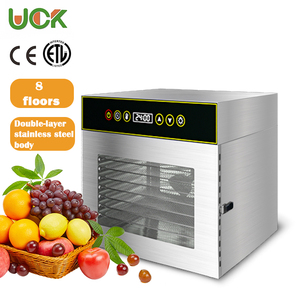 เครื่องอบแห้งอาหารสแตนเลส 8 ชั้น ทำงานเงียบ ปรับอุณหภูมิและตั้งเวลาได้ เหมาะสำหรับอบผลไม้ เนื้อสัตว์ สมุนไพร และของว่างที่บ้าน - Product Image 1