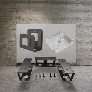 Ordenador portátil negro debajo de la Mesa soporte de estante almacenamiento Invisible soporte de Metal - Product Image 3