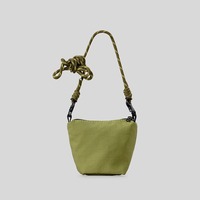 Nouveau Sac Téléphone Bandoulière Unisexe de Luxe, Mini Pochette Tendance à Cordon, Petit Sac à Bandoulière Latéral avec Fermeture Éclair en Corde d'Escalade