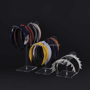 Présentoir à bijoux en acrylique personnalisé, bandeau pour cheveux, étagère, pince à griffes, organisateur, bandeau en T en acrylique, présentoir à bijoux - Product Image 3