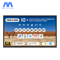 Pizarra Interactiva Inteligente MIDA AI de 65 Pulgadas 4K LCD con Google EDLA y 20 Puntos Táctiles para la Enseñanza en el Aula